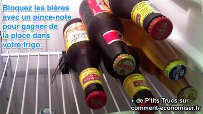 comment bien ranger les bières au frigo pour qu'elles ne roulent pas