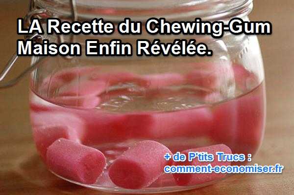 Comment Faire Du Chewing-gum Fait Maison