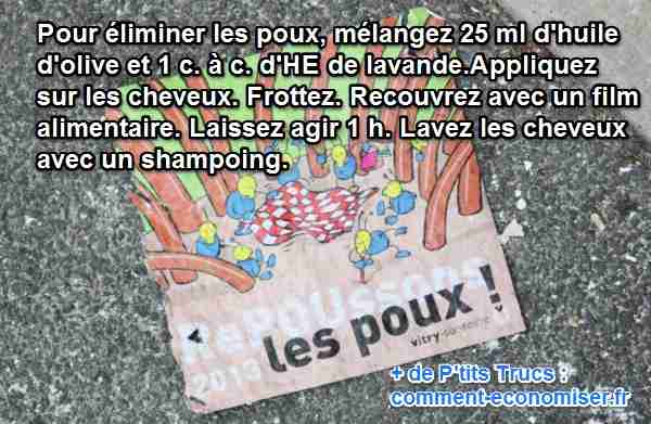 éliminez les poux avec une recette naturelle maison