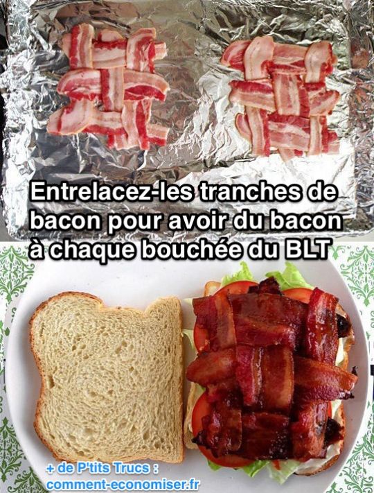 L'astuce pour avoir du bacon à chaque bouchée
