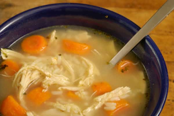 recette soupe au poulet à l'ancienne