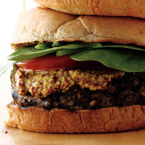 Recette d'hamburger végétarien à base d'haricots noirs et de flocons d'avoine ?