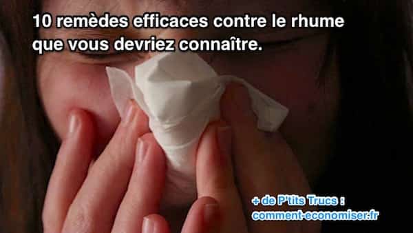 remèdes pour éviter le rhume ou le soigner naturellement