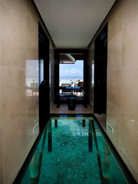 intérieur design plancher de verre