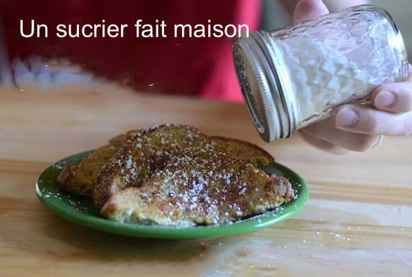 un distributeur de sucre