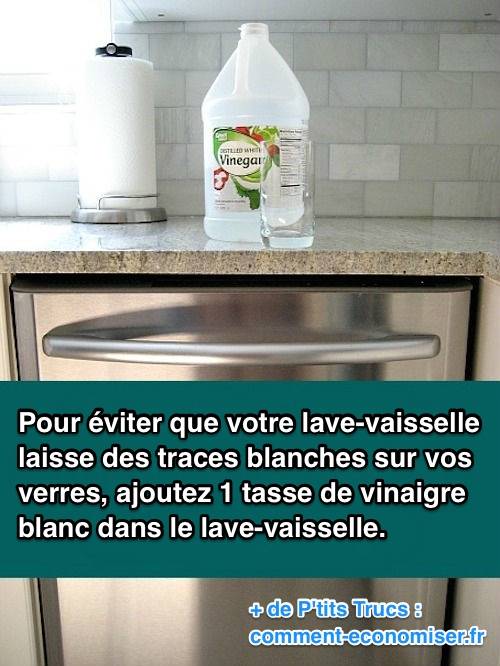 Comment ne plus avoir de traces blanches sur les verres