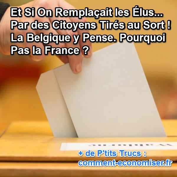 remplacer les élus par des citoyens tirés au sort