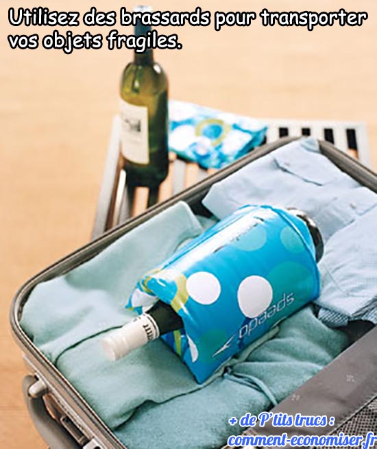 utilisez des brassard pour transporter vos objets fragiles