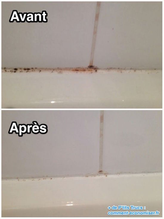 Comment enlever la moisissure des joints de carrelage de la douche