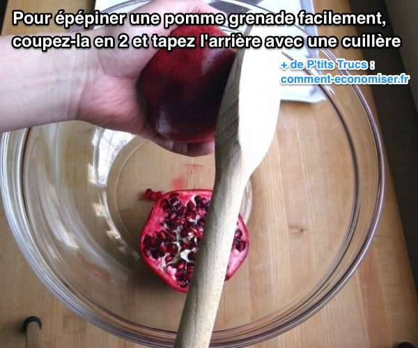 Comment épépiner une pomme grenade
