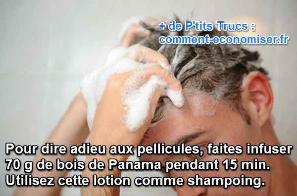 comment se débarrasser des pellicules avec lotion au bois de panama