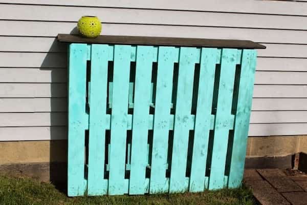 desserte table salon de jardin facile à faire