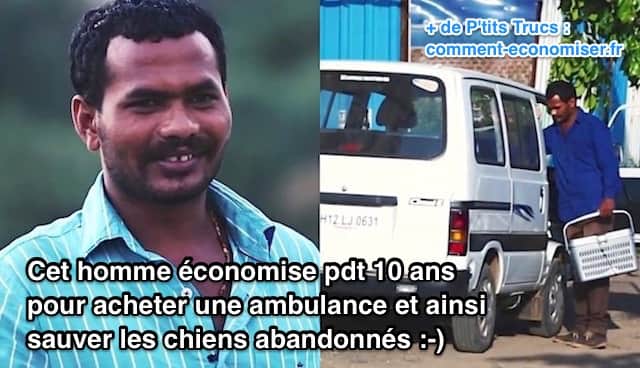 un homme économise pendant dix ans pour acheter une ambulance et sauver des chiens