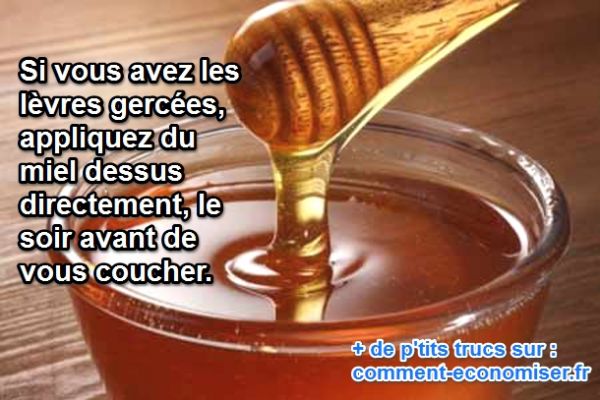 le miel soigne les gerçures et les crevasses