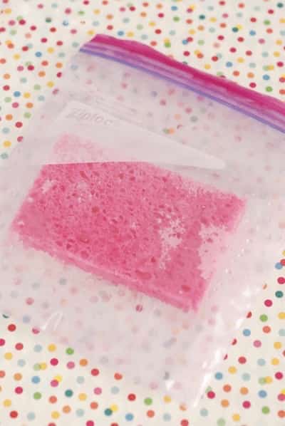 poche froid anti entorse avec éponge