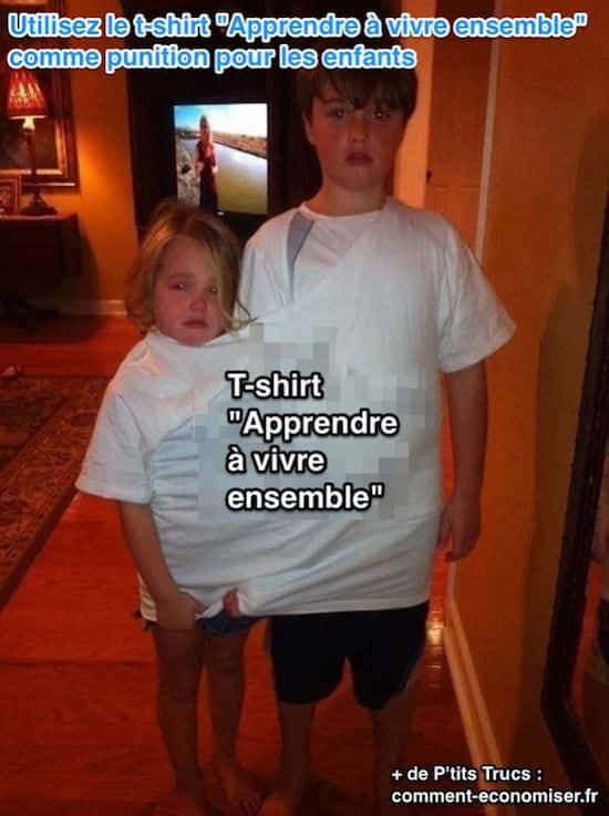 un t-shirt pour gérer les disputes