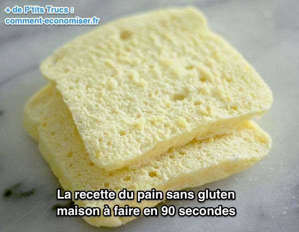 2 tranches de pain de mie sans gluten fait maison