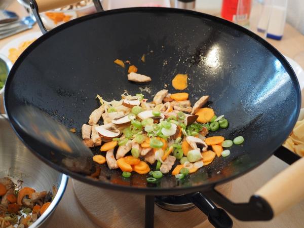 cuisine au wok fait baisser le cholestérol
