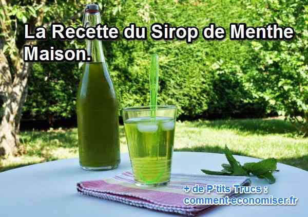 Recette Sirop de menthe maison facile