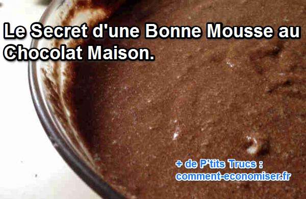 Le Secret D Une Bonne Mousse Au Chocolat Maison