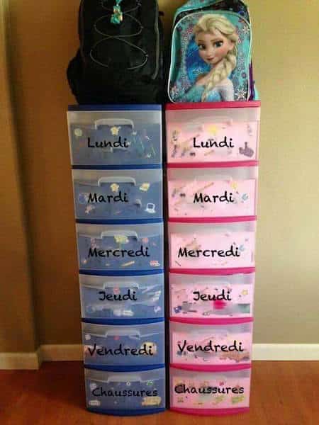 une astuce pour ne pas perdre de temps pour s'habiller le matin