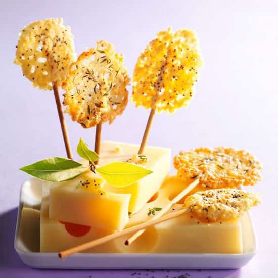 Des sucettes au gruyère en entrée apéritive