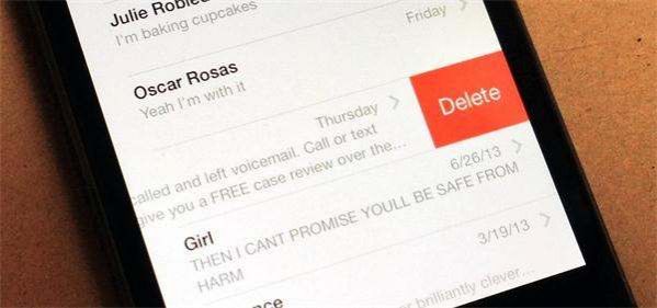 Supprimer les messages texte pour gagner en rapidité iphone