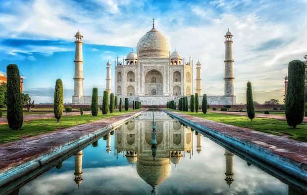 le superbe Taj Mahal en Inde