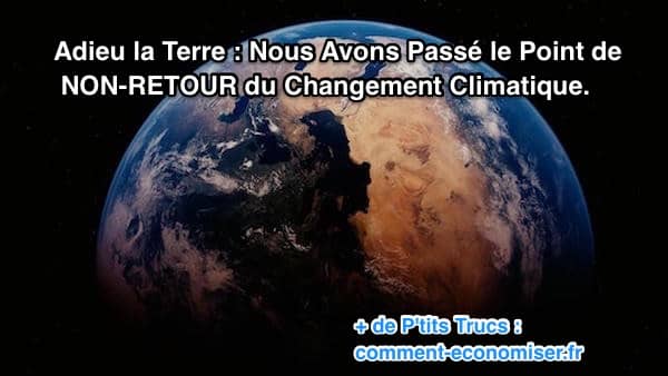 la terre est en train de mourir