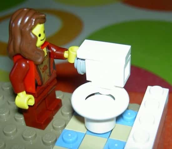 tirer la chasse pour couvrir les mauvaises odeurs