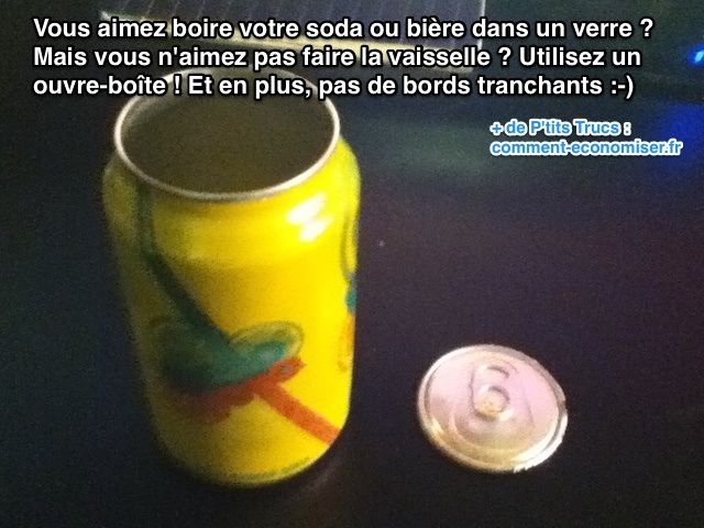 Comment transformer une canette en verre