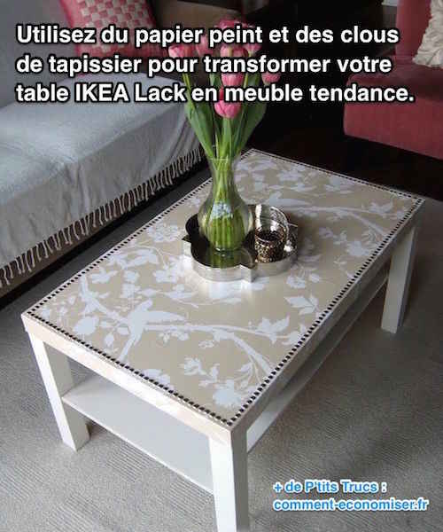 Comment faire pour transformer une table IKEA en meuble tendance ?