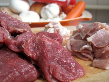 viande de boeuf à bourguignon