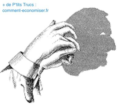 Faire un vieil homme en ombre chinoise