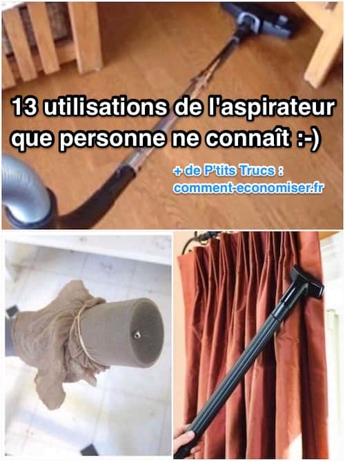 13 utilisations insolites de l'aspirateur