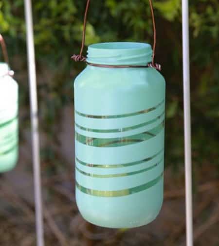 lanternes personnalisées pour bougie jardin