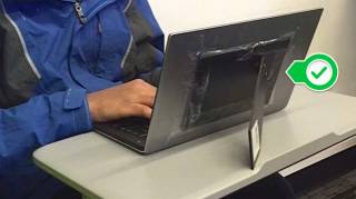 astuce pour réparer charnière ordinateur portable cassée
