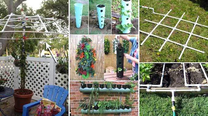 Jardin : 20 Façons Ingénieuses d'Utiliser les Tuyaux en PVC.