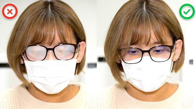 Masque et lunettes: voici comment éviter la buée sur vos verres