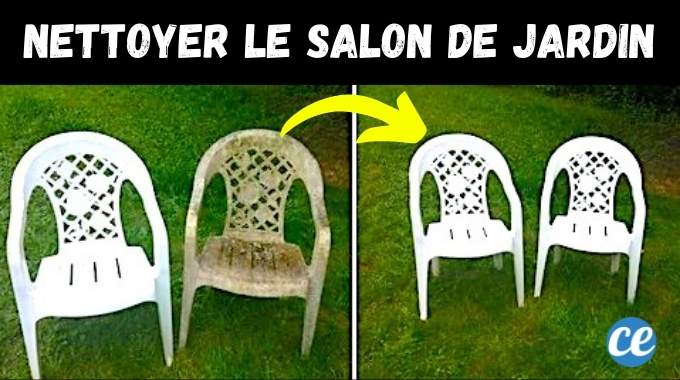 Nettoyage du Salon de Jardin : 3 Astuces Pour Lui Redonner Toute Sa Blancheur.