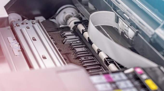 Imprimante à jet d'encre plutôt qu'une imprimante laser.