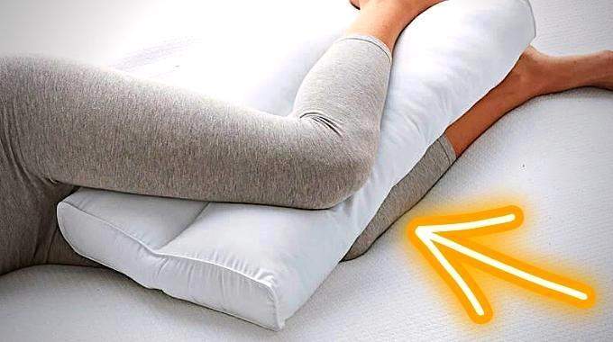 Oreiller D'alignement En Forme De Cœur - Coussin De Genou Pour Dormir Sur Le Côté, Mousse Mémoire | Soulage Sciatique, Améliore Posture