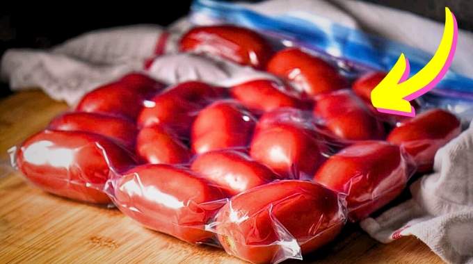 L'Astuce Pour Congeler les Tomates Crues (Et les Garder Fraîches Pendant 6 Mois).
