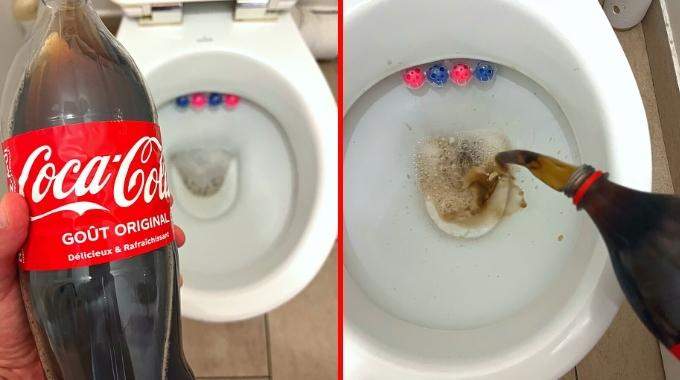 L'Astuce Pour Déboucher les Toilettes Avec du Coca-Cola.