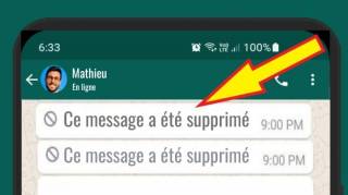 WhatsApp : L'Astuce pour Lire un Message Qui a Été Supprimé par Quelqu'un