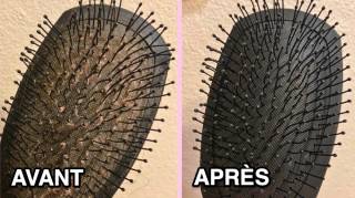 L'Astuce de Coiffeur pour Nettoyer une Brosse à Cheveux Cra-cra