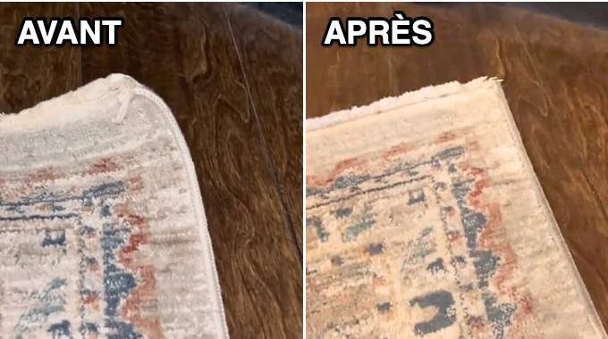 L'Astuce Pour Aplatir un Tapis Qui Gondole en 2 Min.