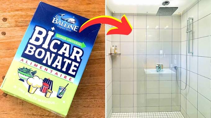 Comment Nettoyer Toute sa Douche avec Juste du Bicarbonate de Soude.