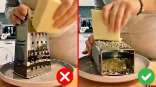 Voici la Bonne Façon d'Utiliser une Râpe à Fromage