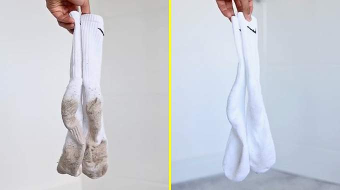 Comment Blanchir des Chaussettes Blanches Très Sales Facilement.